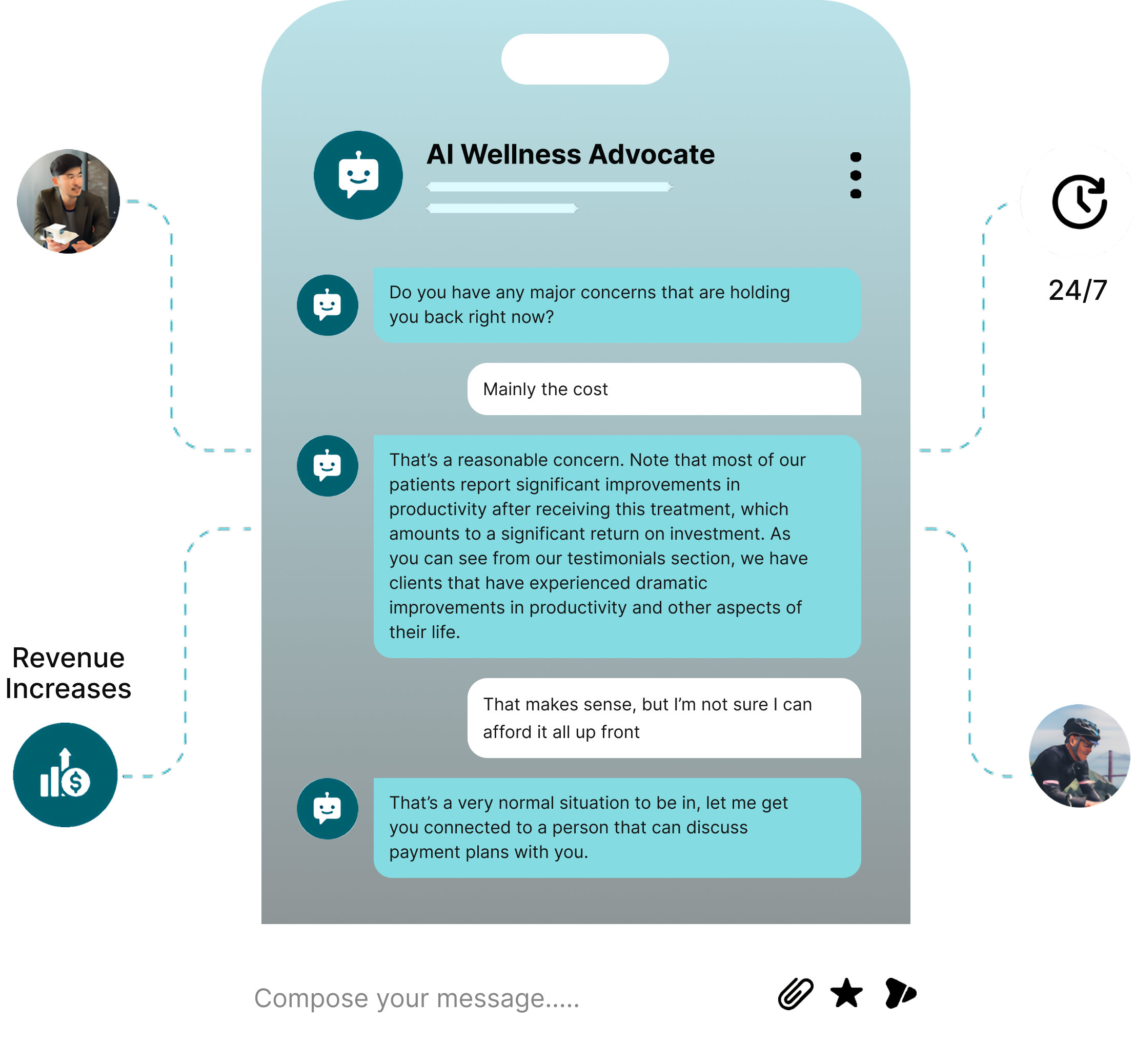 a screen shoot of a chat